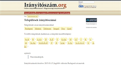 Desktop Screenshot of iranyitoszam.org